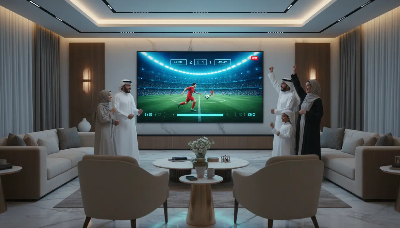 مشاهدة القنوات الرياضية المشفرة عبر شاشة ذكية في السعودية باستخدام التطبيقات الرسمية