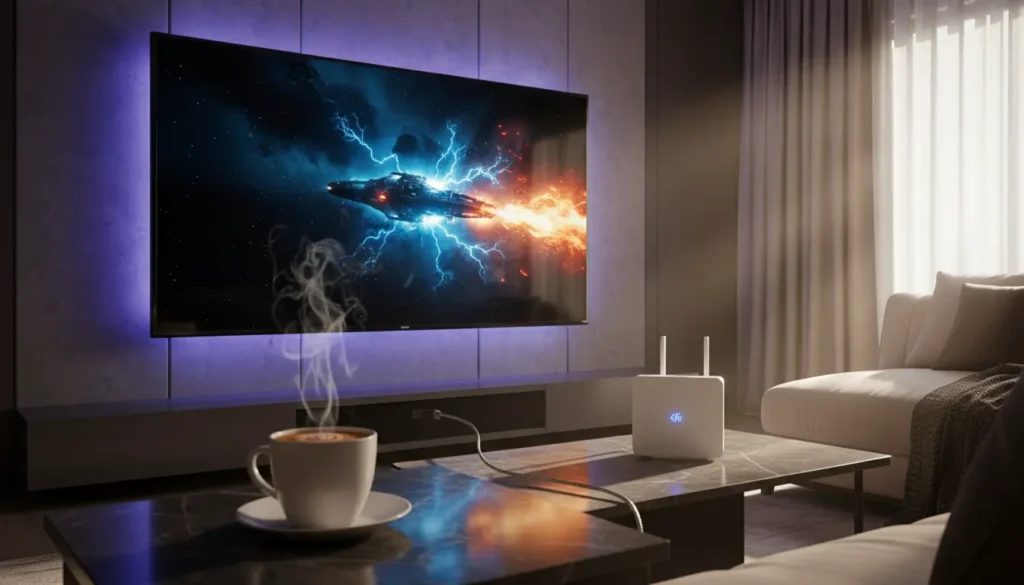 تحسين سرعة الإنترنت لمشاهدة 4K بدون تقطيع على الشاشات الذكية