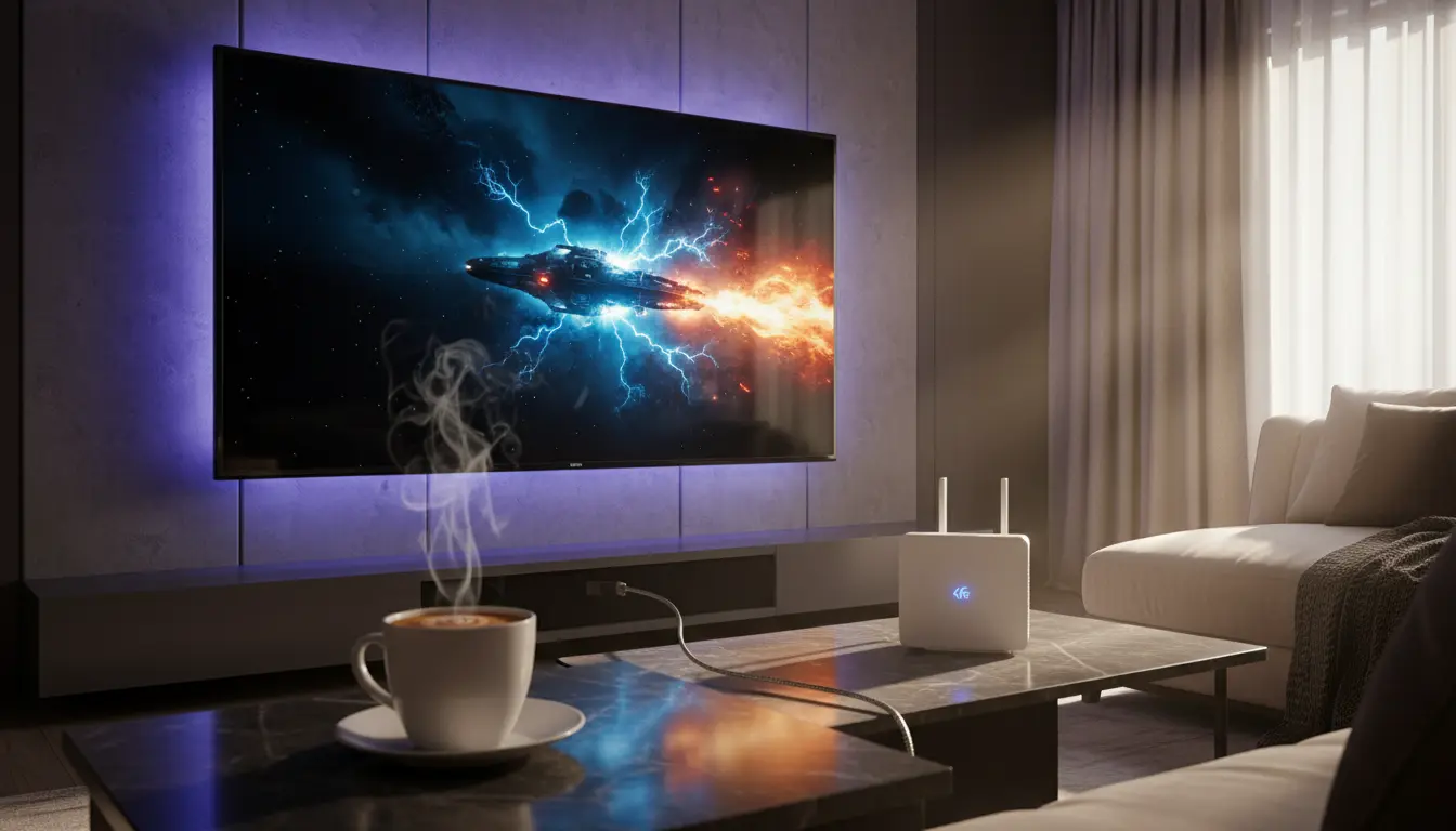 تحسين سرعة الإنترنت لمشاهدة 4K بدون تقطيع على الشاشات الذكية