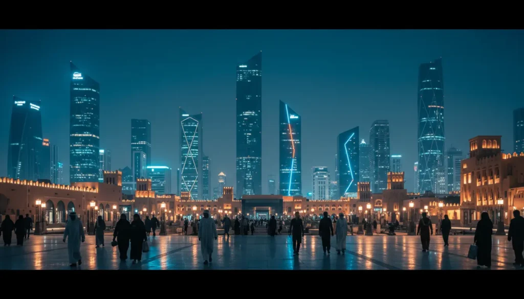 مشهد سينمائي يعكس نجاح مسلسلات نتفليكس السعودية الأكثر مشاهدة في عام 2026 بروح عصرية وهوية محلية