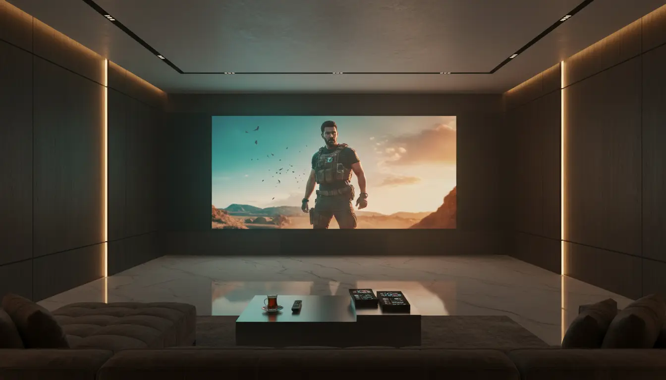 مشهد ترويجي لأحدث مسلسلات رمضان 2026 يظهر أبرز الشخصيات في لحظات درامية ورومانسية مع أجواء رمضان.