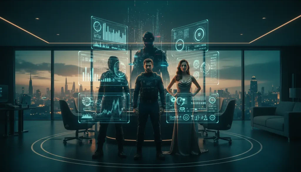 إنفوجرافيك يوضح أعلى 5 مسلسلات رمضان 2026 مشاهدة مع أرقام المشاهدات، استخدام ألوان جذابة وعناصر رمضانية، تصميم احترافي