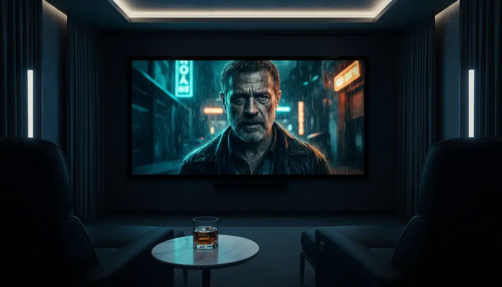 مشهد درامي من مسلسلات الجريمة 2026 بجودة 4K HD بدون فواصل إعلانية