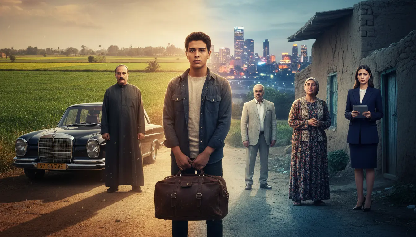 مشهد درامي يجمع أبطال مسلسل فخر الدلتا أحمد رمزي وخالد زكي وتارا عبود وإنتصار وكمال أبو رية