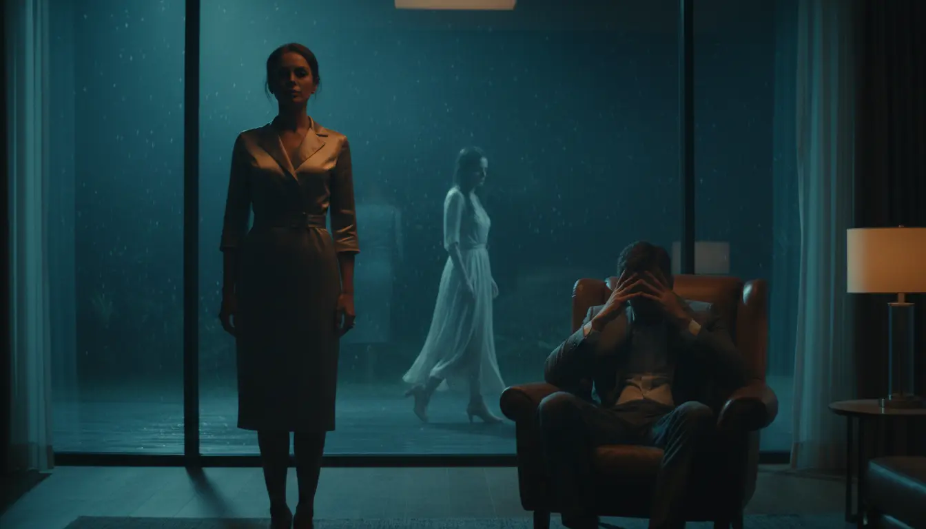 مشهد درامي مؤثر يجسد نهاية مسلسل الخائن وصراع الشخصيات