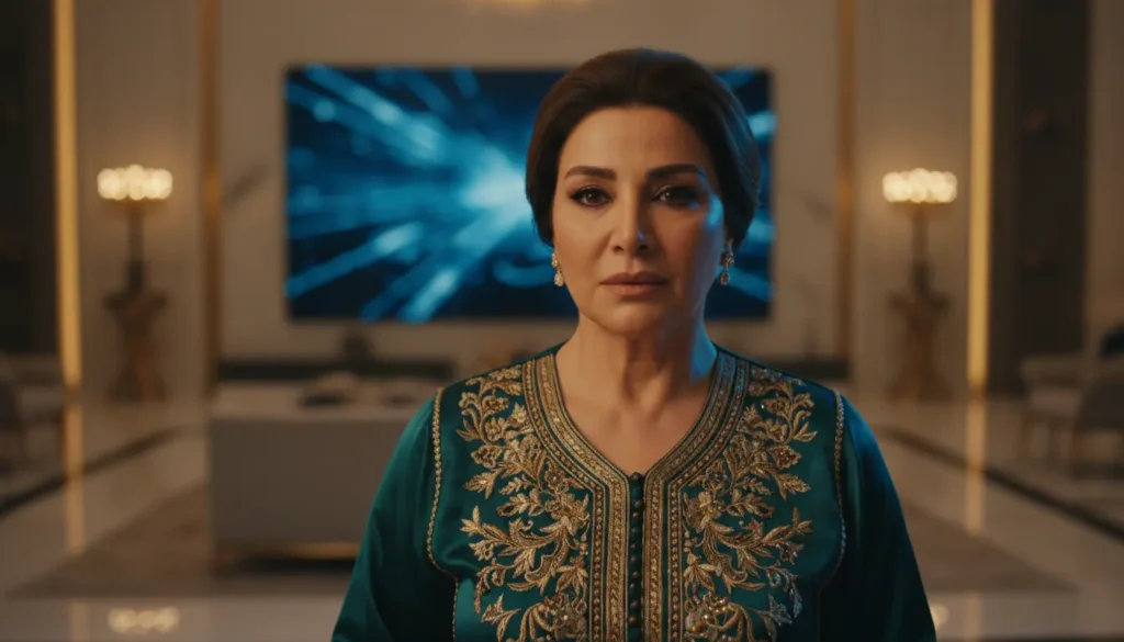 تصميم درامي يظهر شاشة تلفاز عليها شريط منع يرمز إلى إيقاف مسلسل بسبب الجدل والرقابة الإعلامية