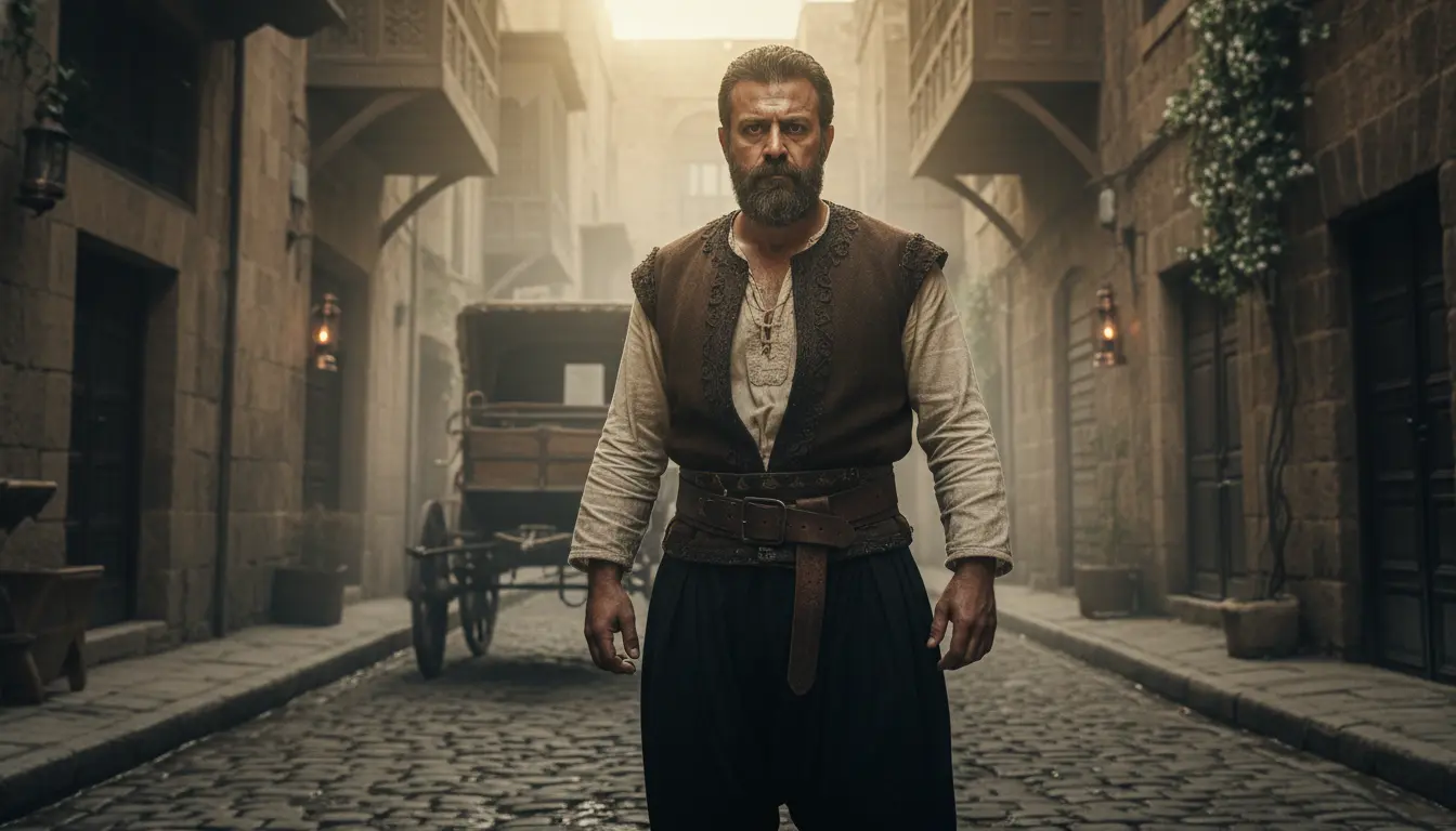 تلفاز كلاسيكي يعرض مسلسل شامي مع شاشات متعددة تمثل قنوات ومنصات بث مختلفة