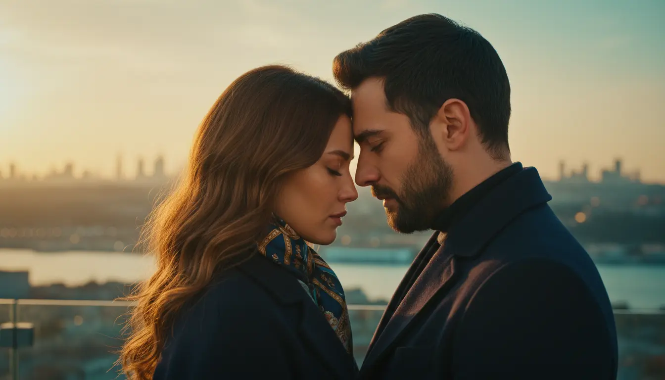 ثنائي في مشهد رومانسي مستوحى من المسلسلات التركية الرومانسية في 2026