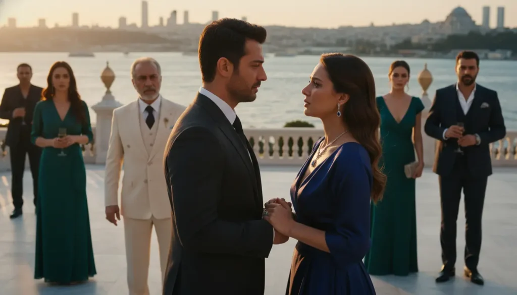 مشهد درامي مستوحى من أفضل 10 مسلسلات تركية في 2026 بأجواء مشوقة ومتنوعة