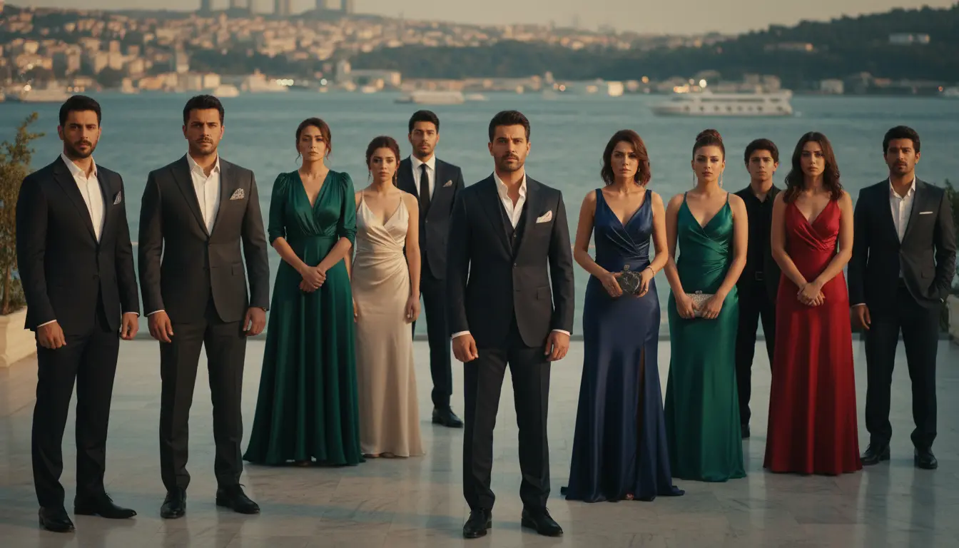 مشهد درامي حديث مستوحى من مسلسلات تركية جديدة في 2026 بأجواء مشوقة وعاطفية