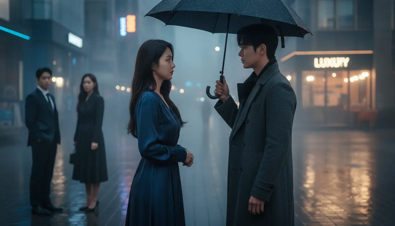 مشهد درامي كوري أنيق مستوحى من أفضل المسلسلات الكورية في 2026 بأجواء متنوعة ومؤثرة