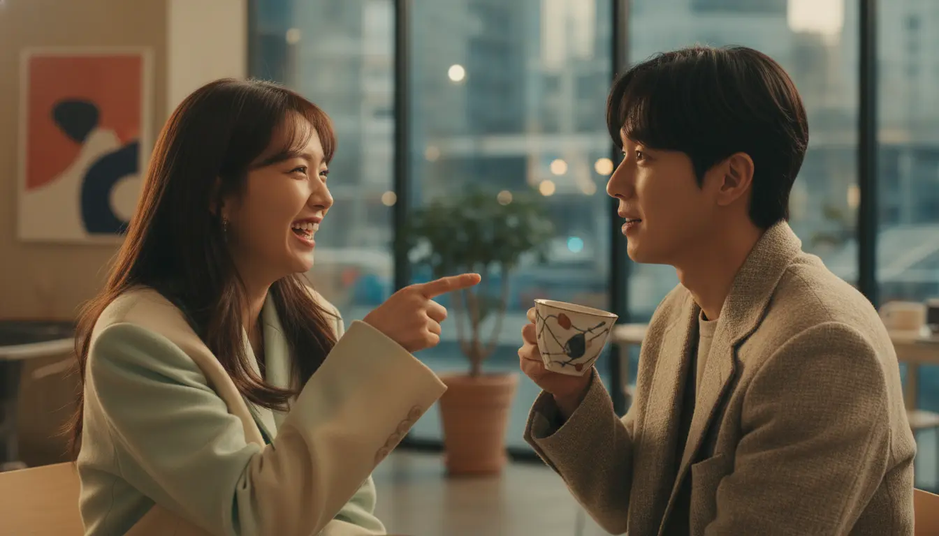 مشهد كوميدي كوري لطيف مستوحى من أفضل مسلسلات كورية كوميدية في 2026